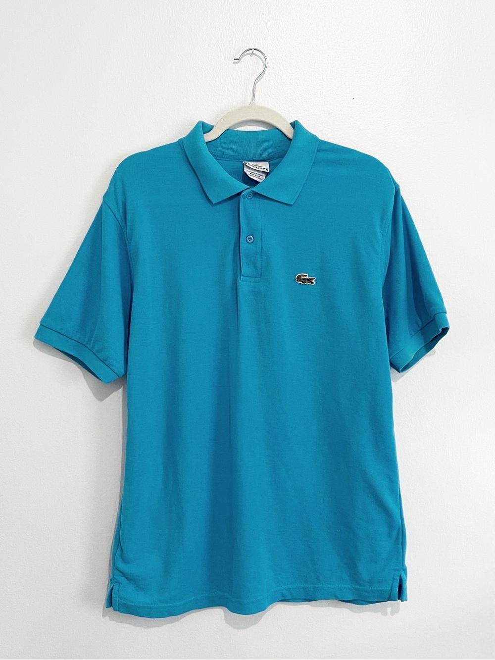 Lacoste Men’s Polo Shirt Collared Blue Short Sleeve Size XL